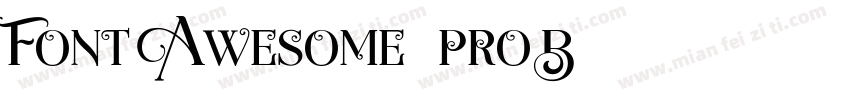 Font Awesome 5 pro B字体转换